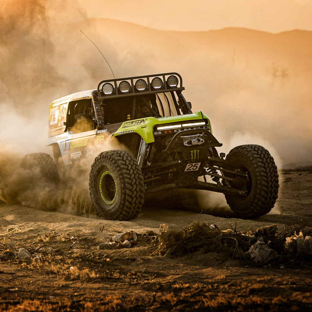 5 Project X HP.70 Lights Mounted on Ultra 4 Race Car