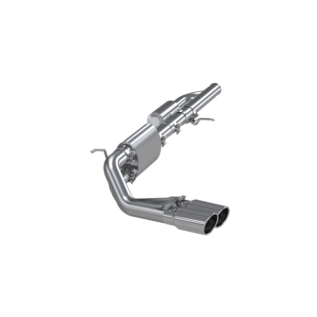 MBRP Armor Pro Cat-Back Exhaust for Chevrolet Silverado 1500 with polished stainless steel tips