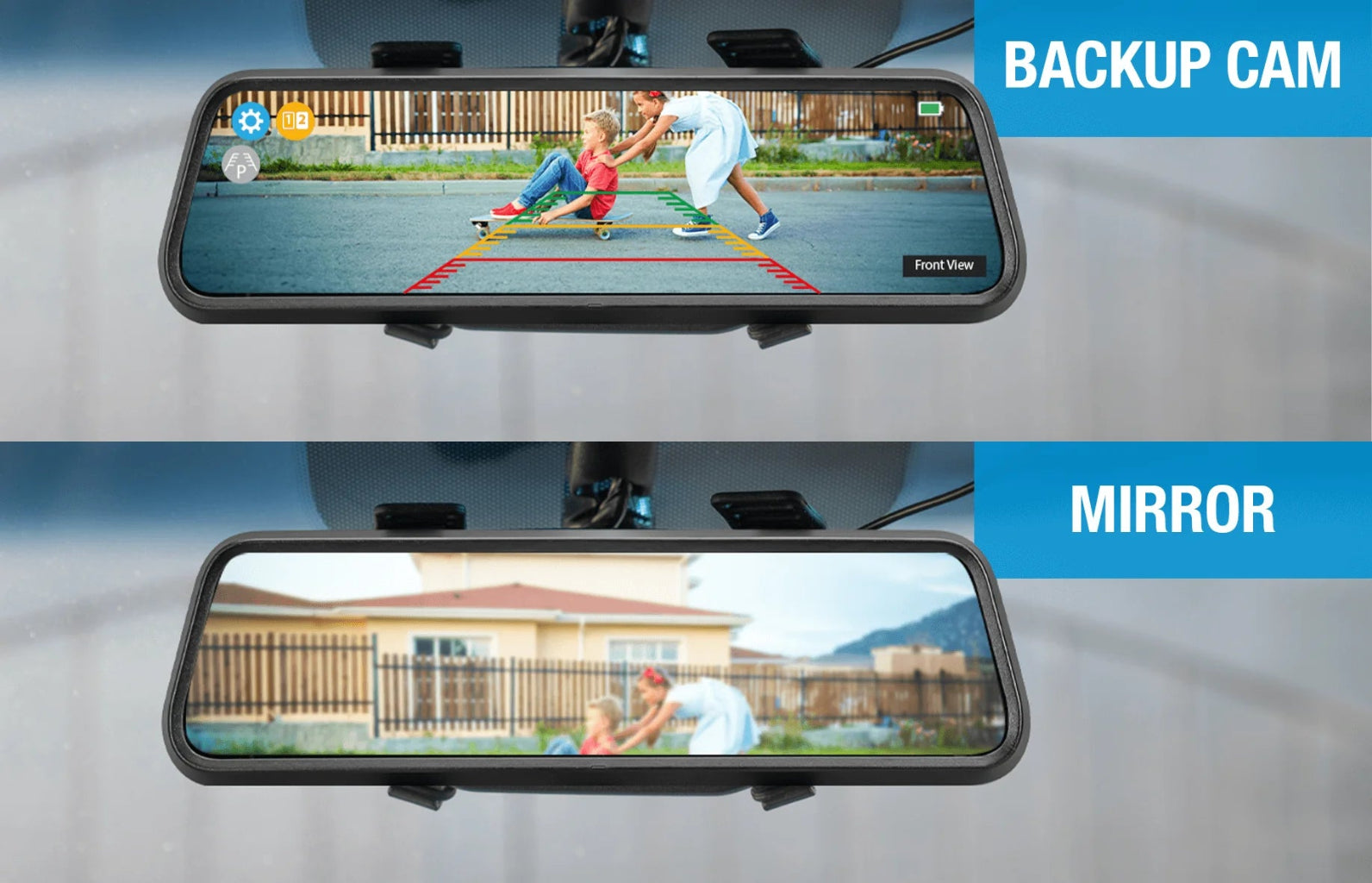 Type S Solar Back up Camera beter picture than standared Mirror