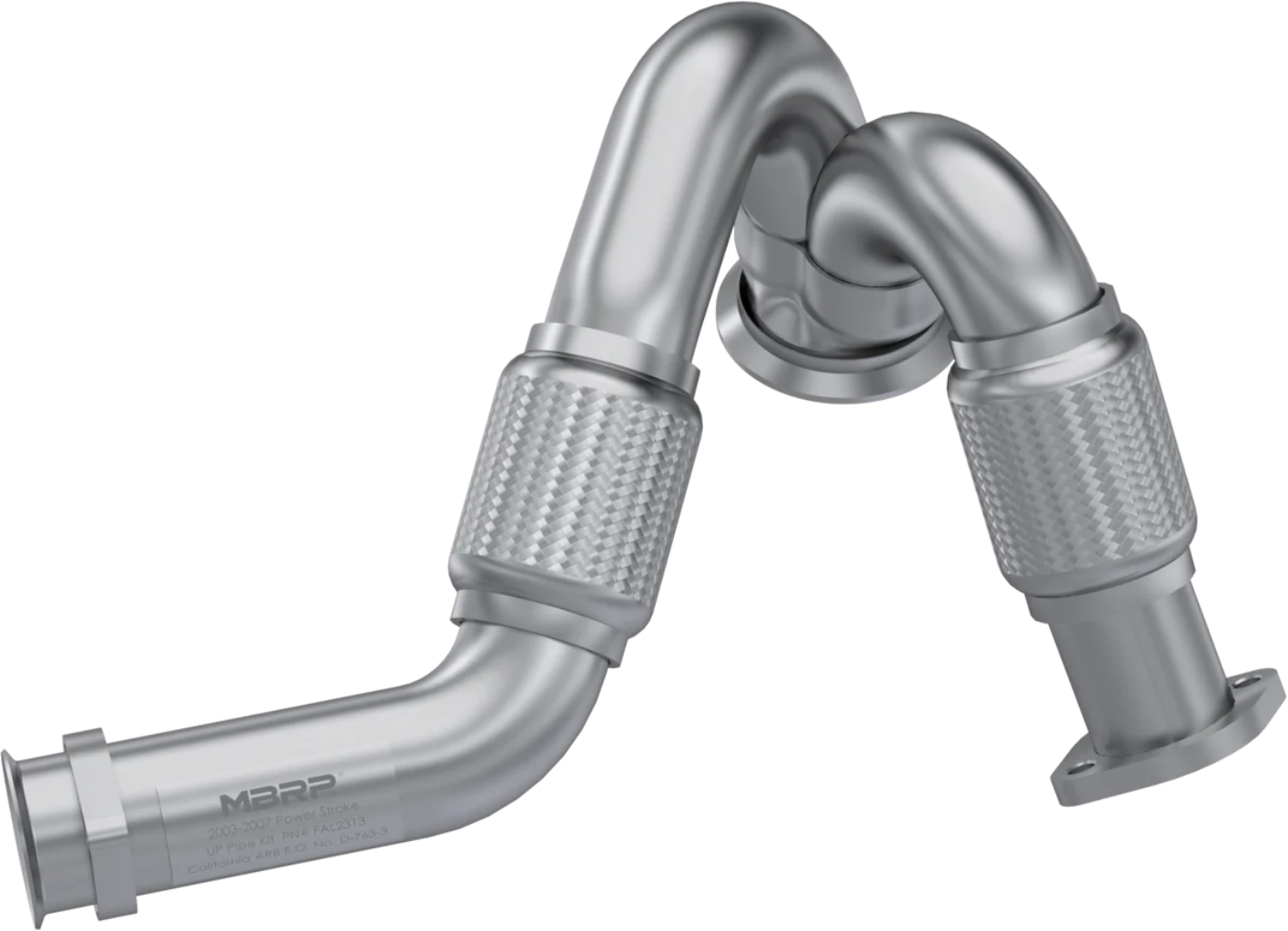 MBRP Dual Up Pipe Ford 6.0 Power Stroke
