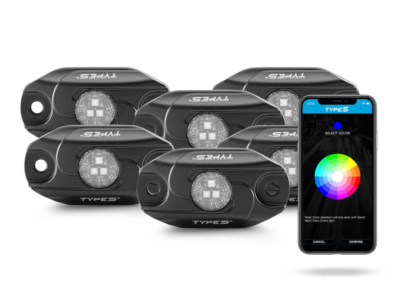 Type S Rock Lights - Wheel Well Lights with Smart App Functions