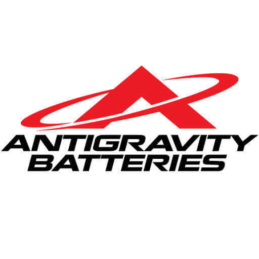Antigravity Batteries logo Red A with black letters