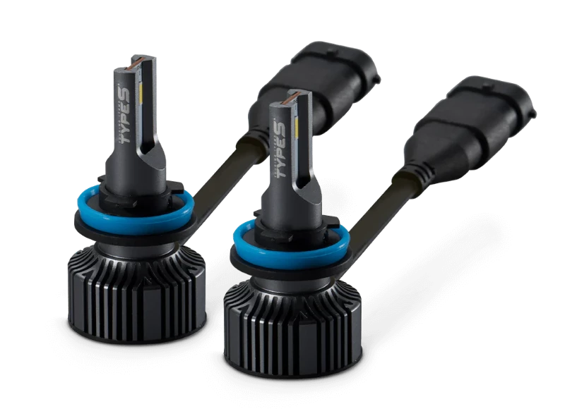 2 Type S H11 bulbs with plugs