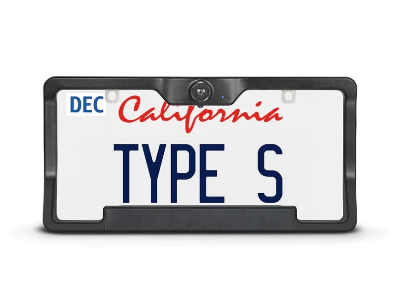 Type S add on solar camera with license plate 