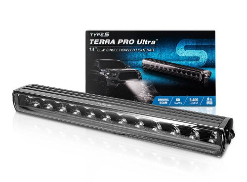 Terra Pro 14 in slim light with black with blue packaging 