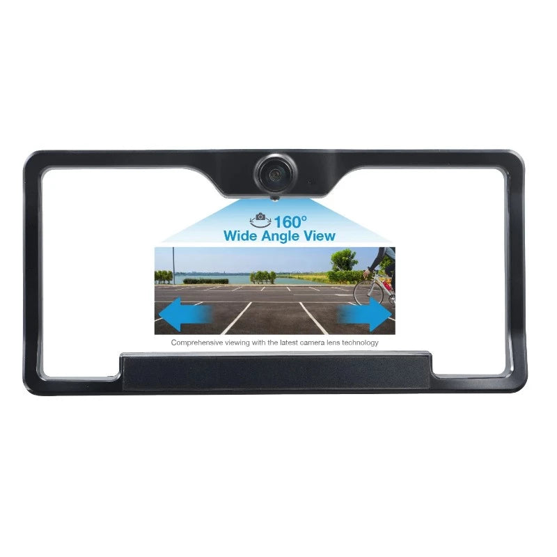 Type S add on license plate camera with 160 degree view
