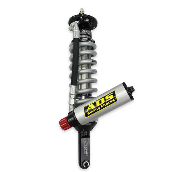 A.D.S. Coilover With Adjustable reservoir Black Shock Silver Spring 