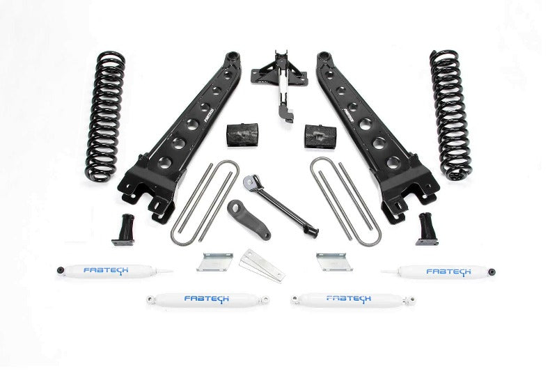 FabTech 17-21 Ford F250/350 4WD Diesel 4" Rad. Arm W/shocks